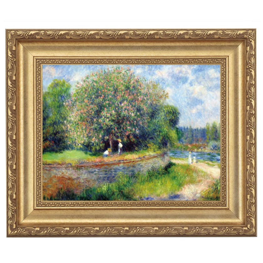 ルノワール 「花咲くマロニエ」 4号 西洋絵画 立体複製名画 【5