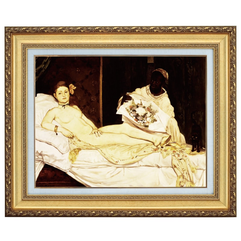 マネ 「オランピア」 10号 立体複製名画 【5％ポイント還元中