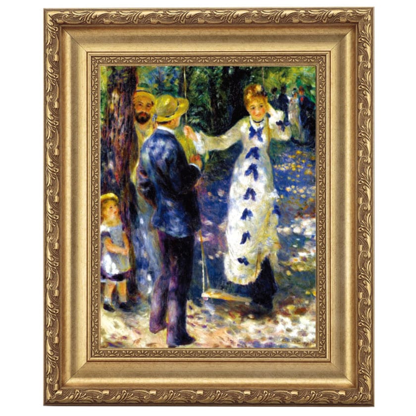 ルノワール 「ぶらんこ」 4号 所蔵：オルセー美術館 立体複製名画 【5