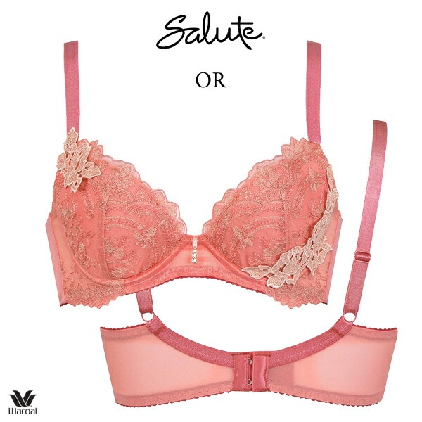 ワコール サルート 74G ブラジャー BTJ474 3/4カップワイヤー Real Up