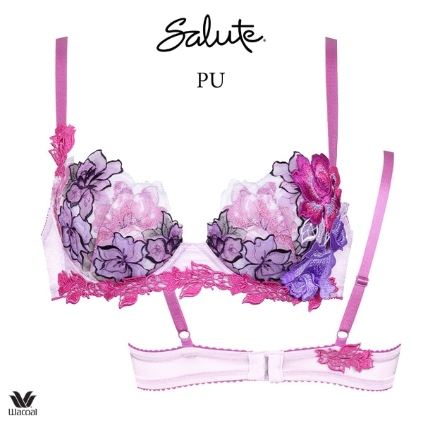 ワコール サルート 06G ブラジャー BTJ406 3/4カップワイヤー P-up