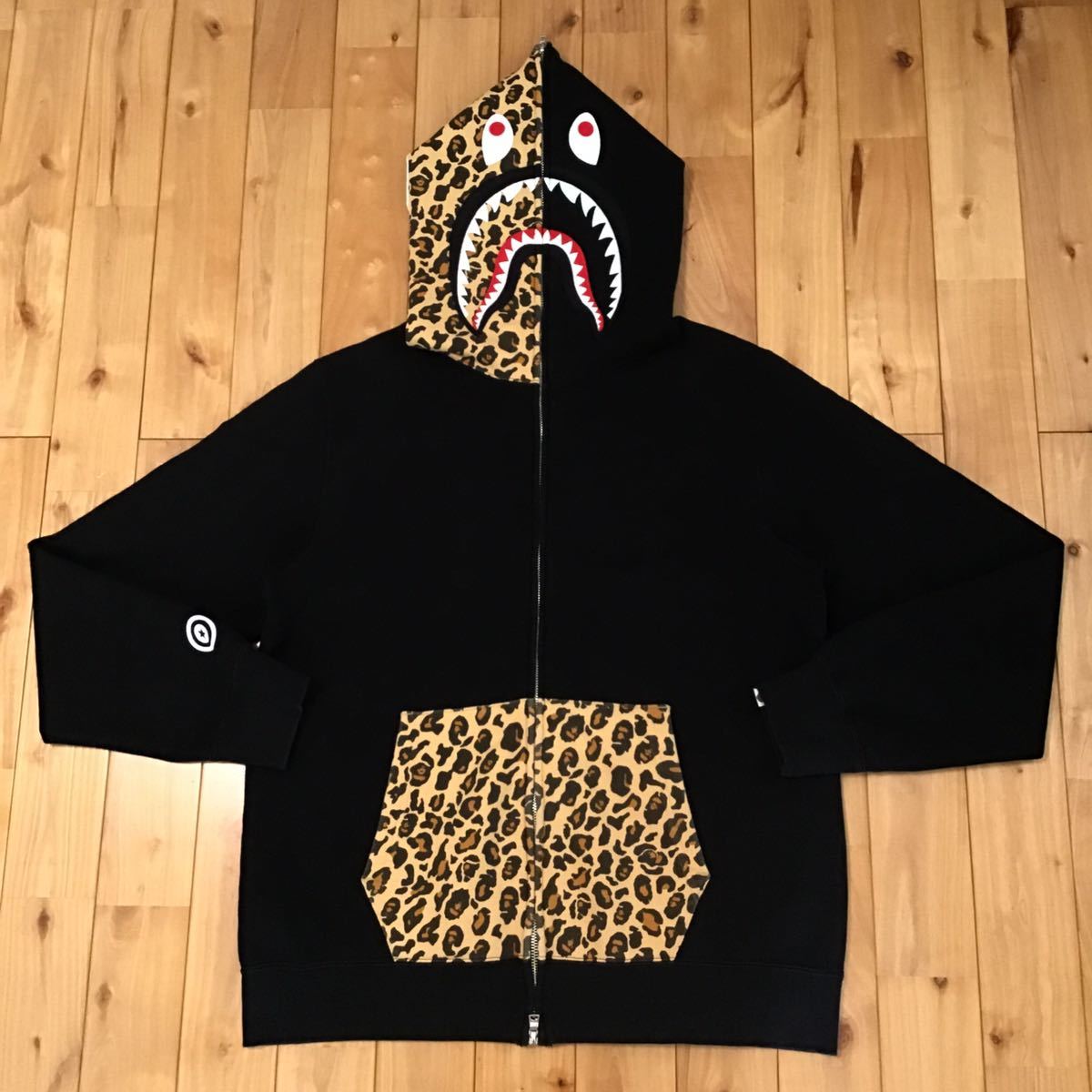 ☆ZOZO限定☆ XL Leopard camo シャーク パーカー shark full zip