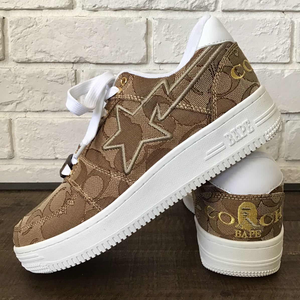 COACH × BAPE BAPESTA スニーカー 25cm US7 a bathing ape BAPE STA