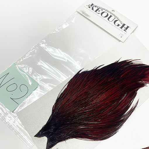 KEOUGH ハックルケープ ＃2 コーチマンブラウン(No.2)