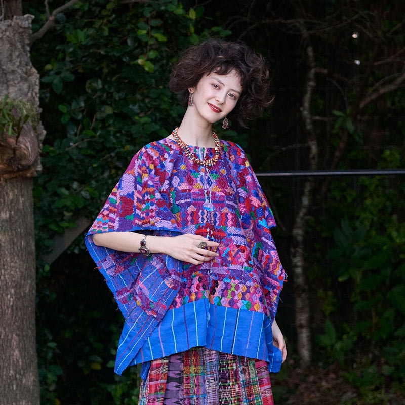 ウィピルポンチョ グアテマラ民族衣装｜マライカ公式通販