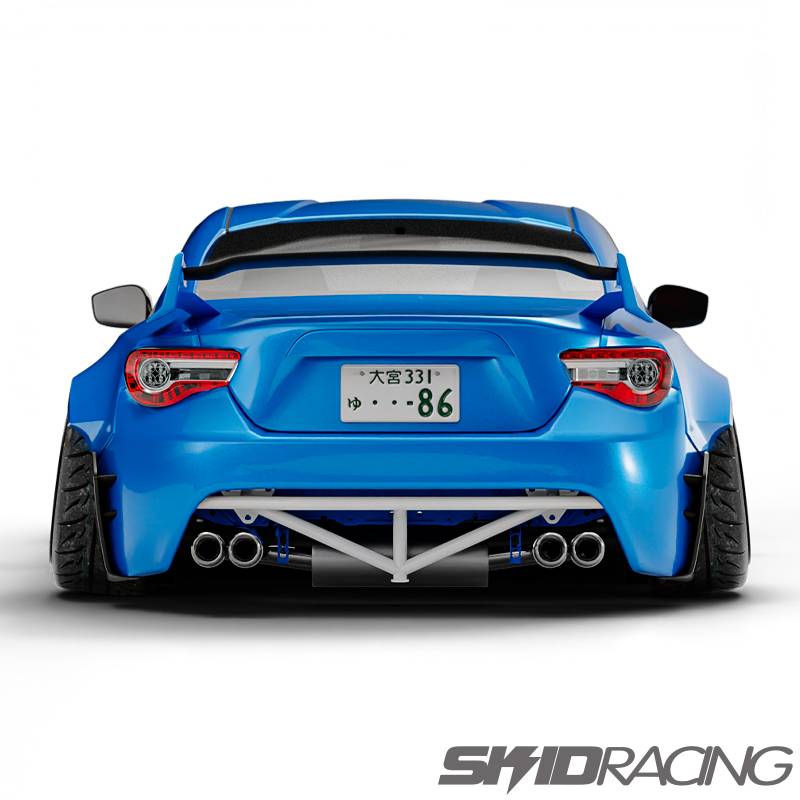 86 リア ジャッキアップバー 純正バンパー対応 白 ホワイト バッシュ