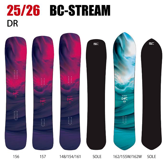 2026 BC-STREAM ビーシーストリーム DR ディーアール 25-26 平間和徳