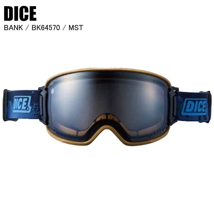 DICE ダイス BANK バンク MST BK64570 スキー スノーボード ゴーグル