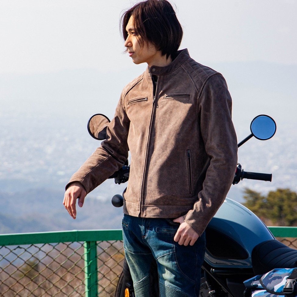 バイク レザージャケット[24WJ-2] ウェア,メンズ,ジャケット,素材別