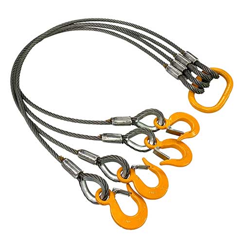 径12mm×1.5m(4分) 4点吊 キトー 使用荷重3.2t JIS規格 玉掛索