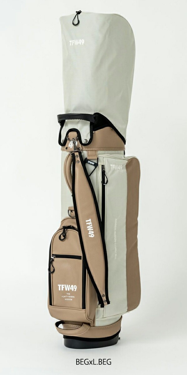 TFW49 2024年秋冬モデル メンズ キャディーバッグ 9.5型 5分割 ネーム