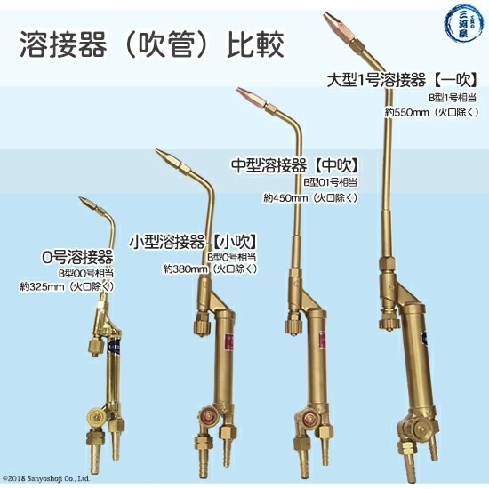 ヤマト産業 小型溶接器本体 YTW-S と 火口 5本組 セット 関西式 ( YTW