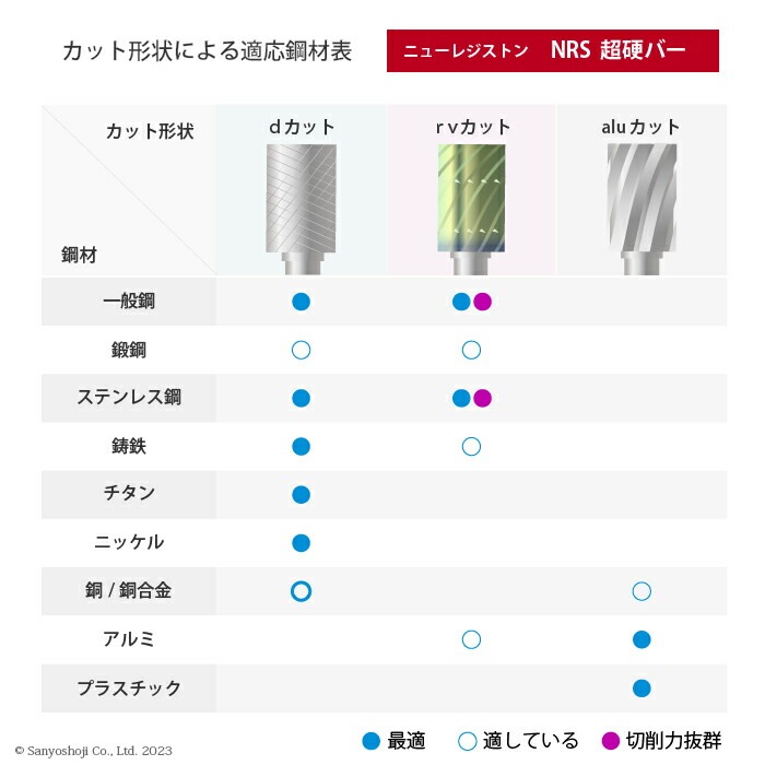 ニューレジストン ( ニューレジ ) 超硬バー ツクシ形 dカット