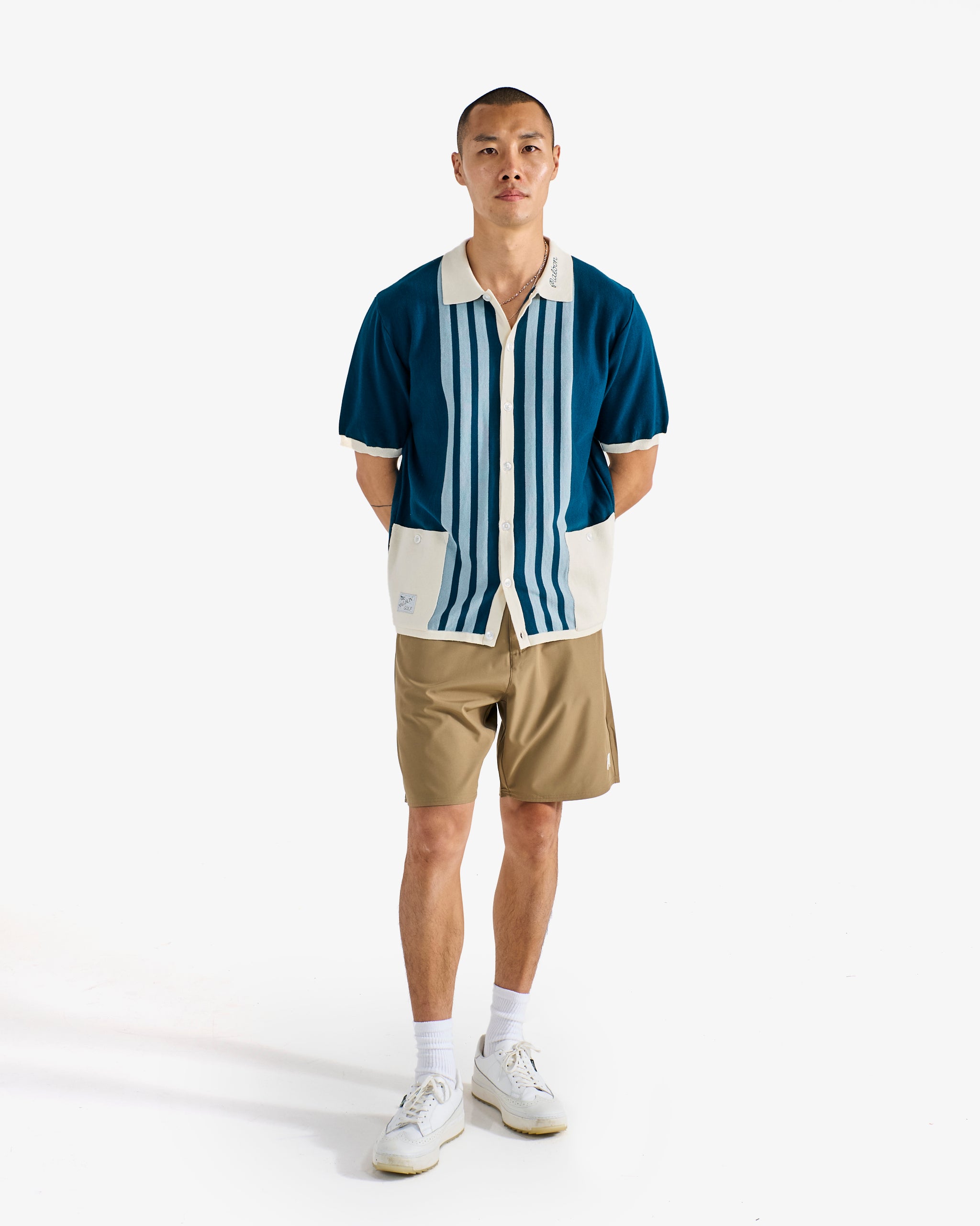 GABBIANO KNIT BUTTON UP – Malbon