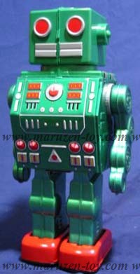 丸善商店 （メタルハウス）日本製ブリキ商品 No.2 怪獣ロボット（緑