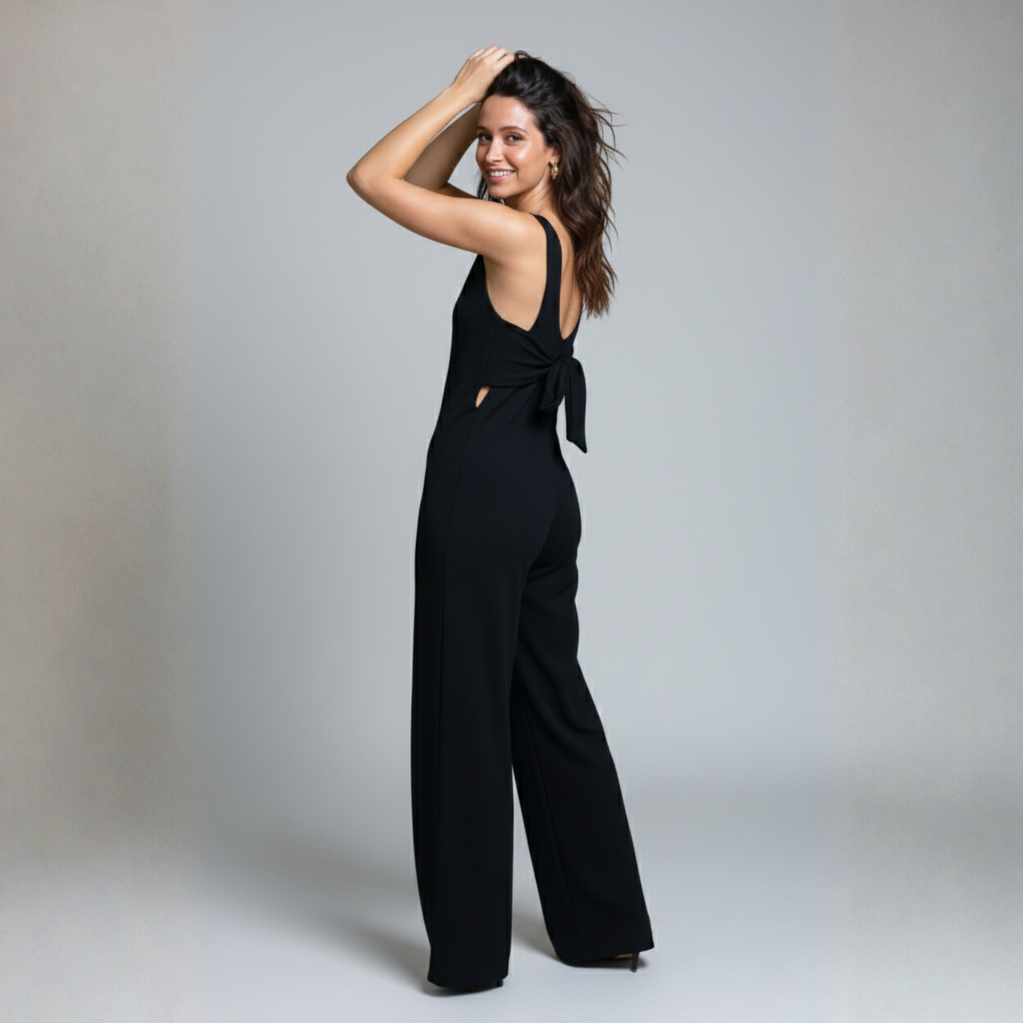 Rio Bronze Knit Jumpsuit