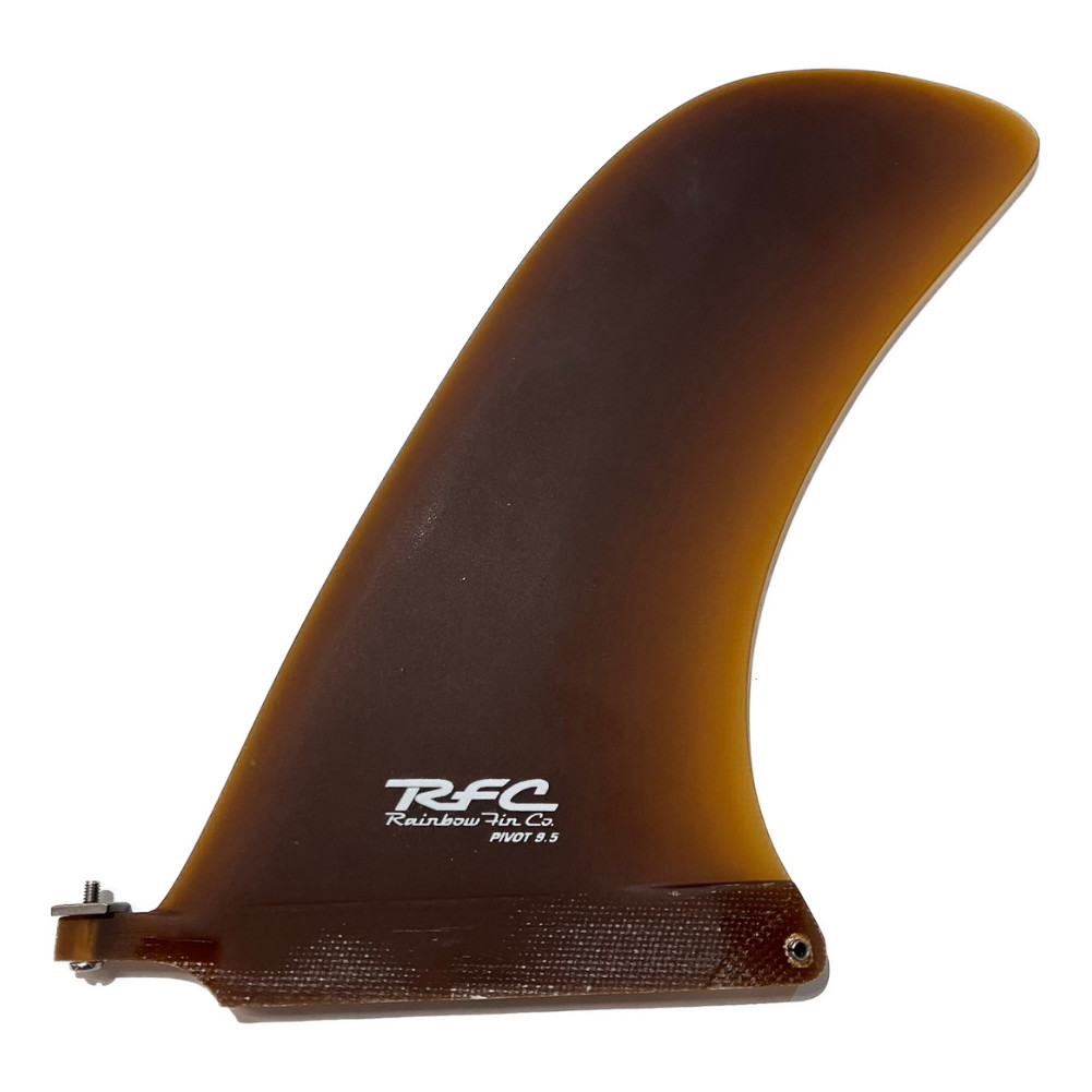 Johnny Rice サーフボードフィン 青 9.5インチ センターフィン Johnny