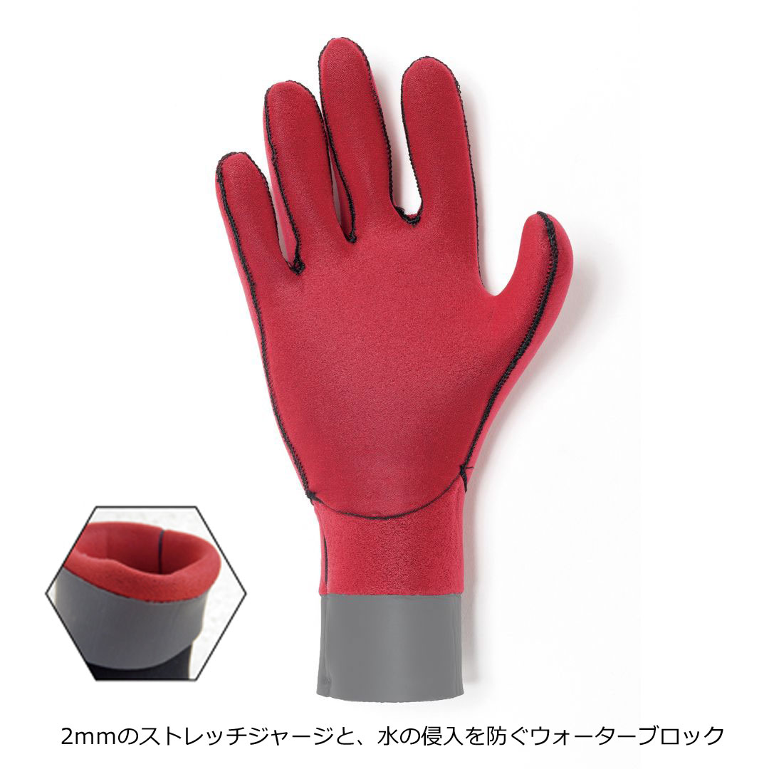 SURF8 2mm スムースラバーグローブ XFLEX 82F2X9/SMOOTH RUBBER サーフ