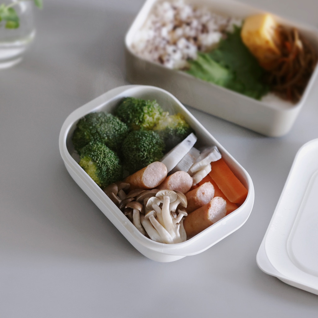 marna】極 冷凍ごはん容器 大(WEB限定色)(2個入り マットクリア