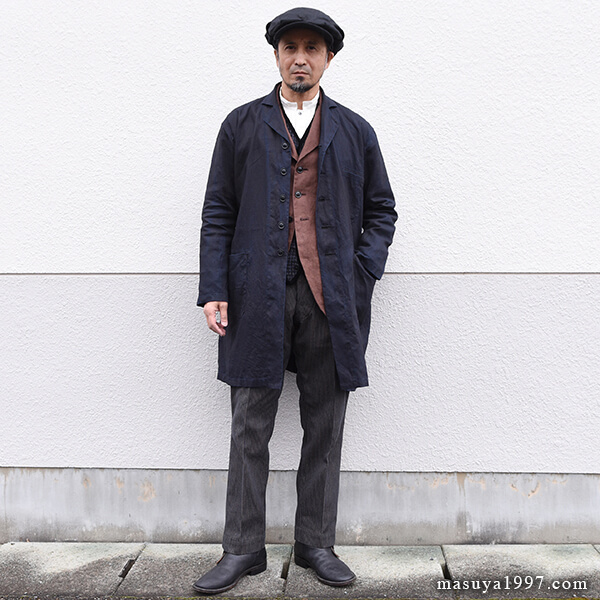 DjangoAtour “DA maquignon indigolinen coat” | MASUYA