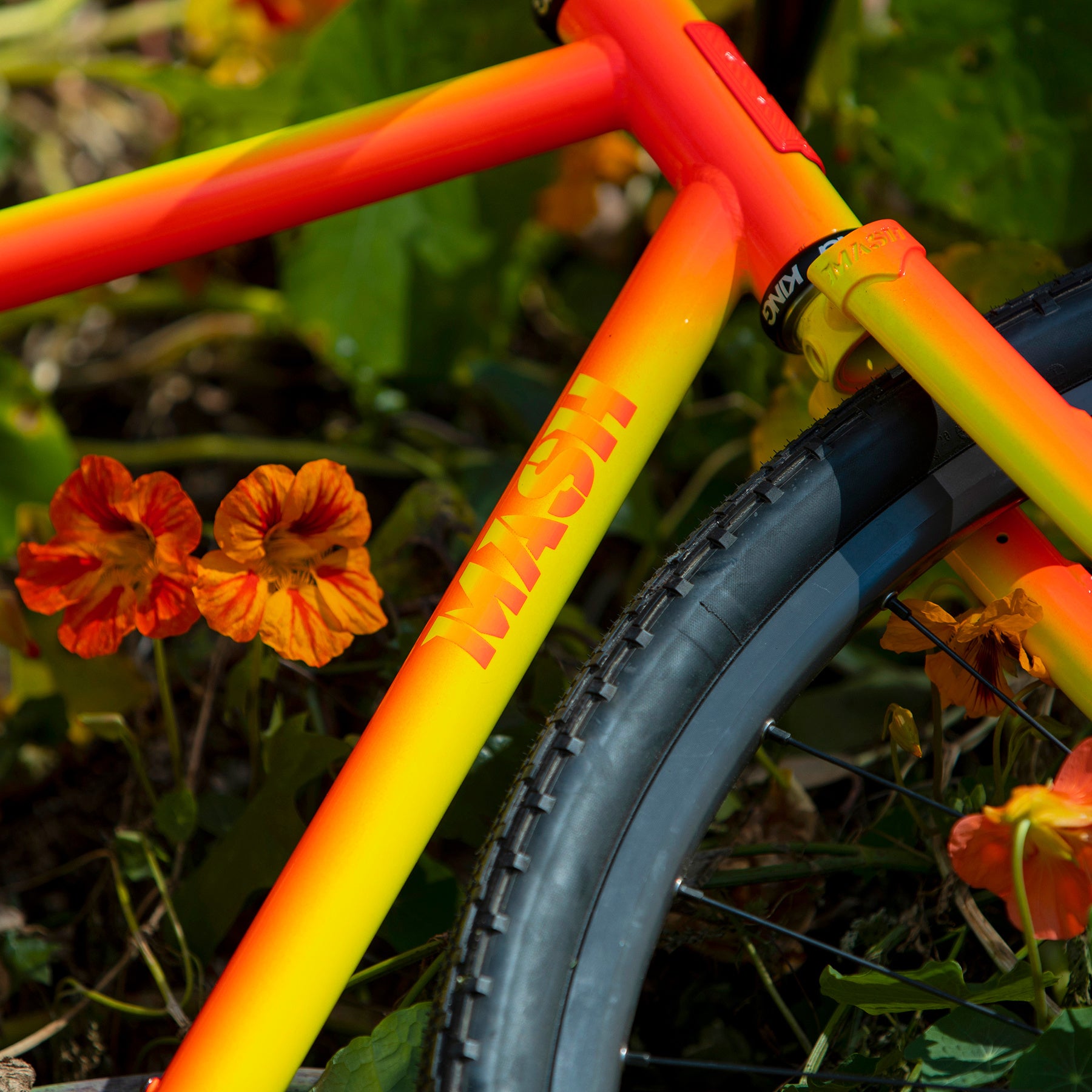 MASH Steel Frameset Orange/Yellow Fade – MASH SF