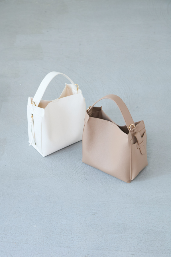 サイドポケットミニトート付きソフトバッグ｜BAG｜レディース