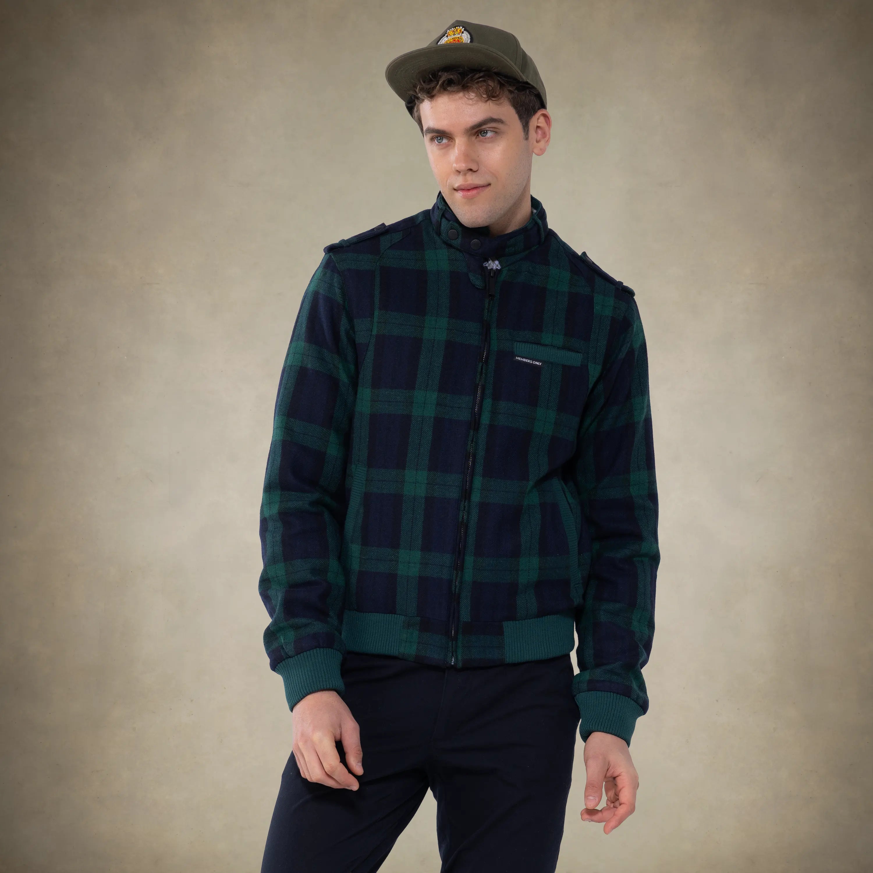 Men's Wool Iconic Racer Jacket | Members Only Outerwear