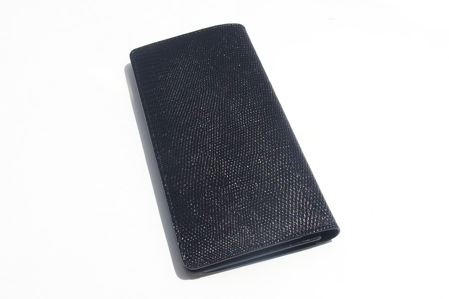 ジャンルソー｜JEAN ROUSSEAU｜リザード長財布｜ブラック - 鳩目堂 本店