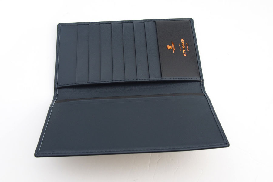 エッティンガー｜ETTINGER｜長財布｜純札入れ｜COAT WALLET｜ネイビー