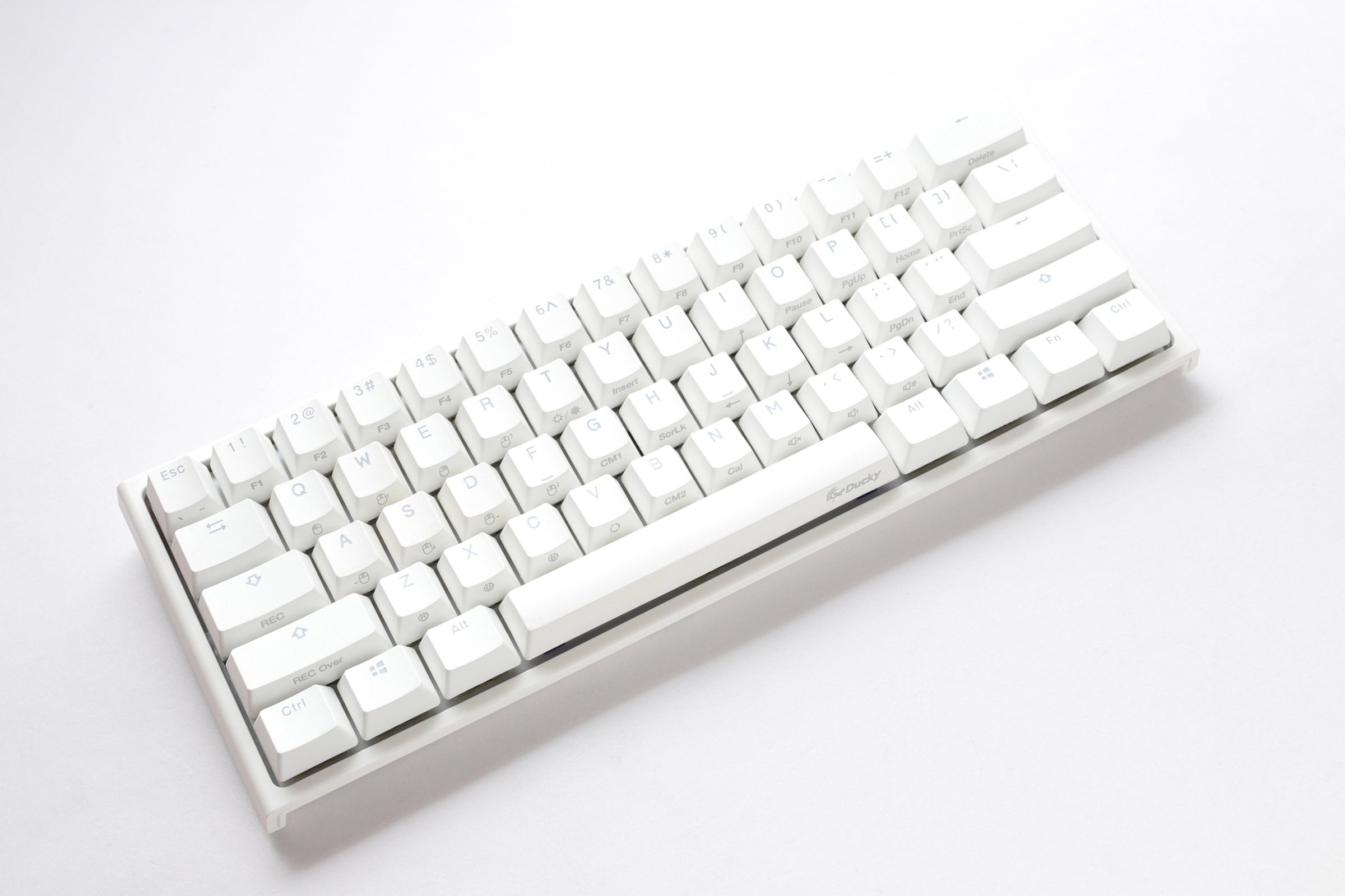 Ducky One 2 Mini Pro Pure White RGB LED 60% Double Shot PBT Mechanical