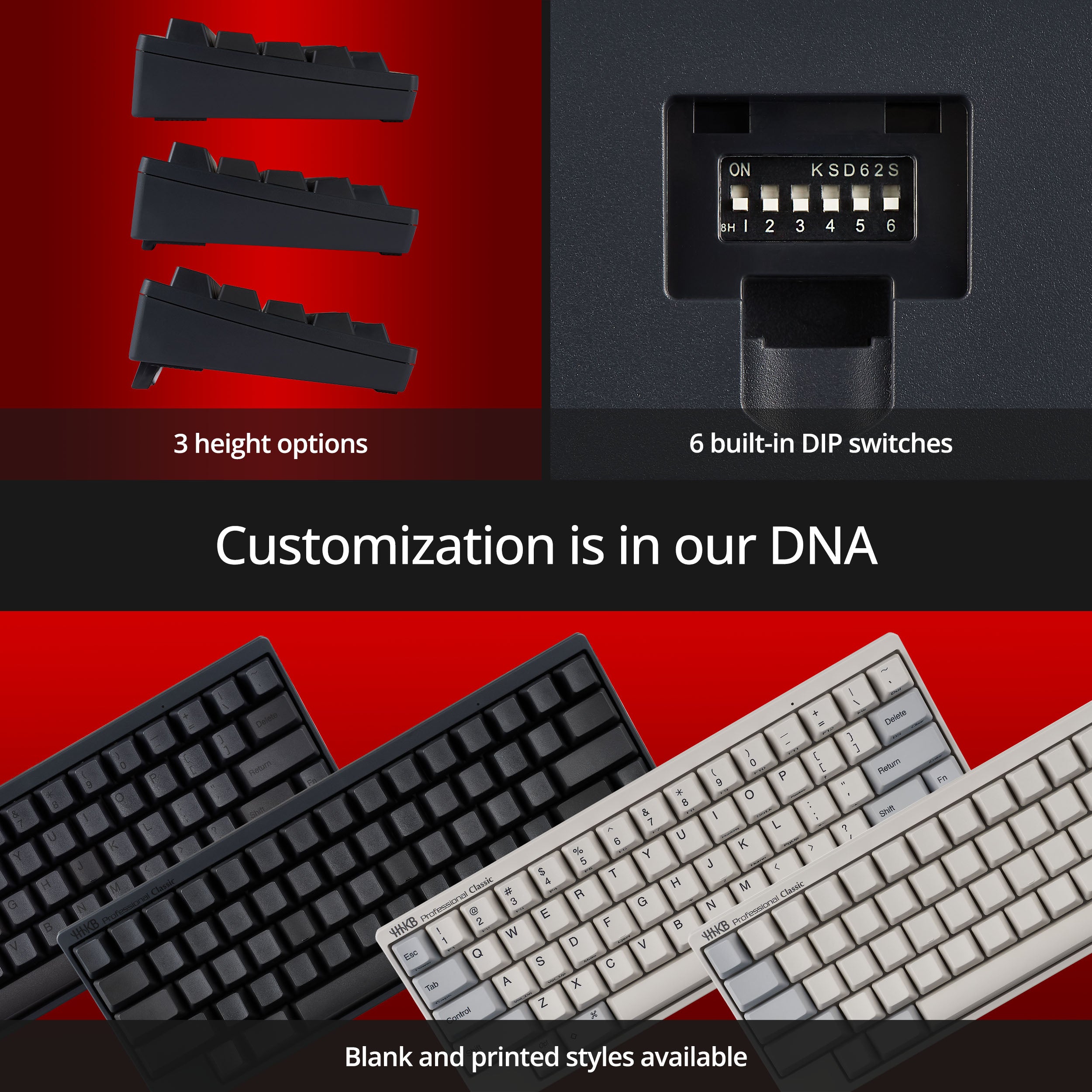 HHKB Classic Topre 45g 60% PBT Mechanical Keyboard