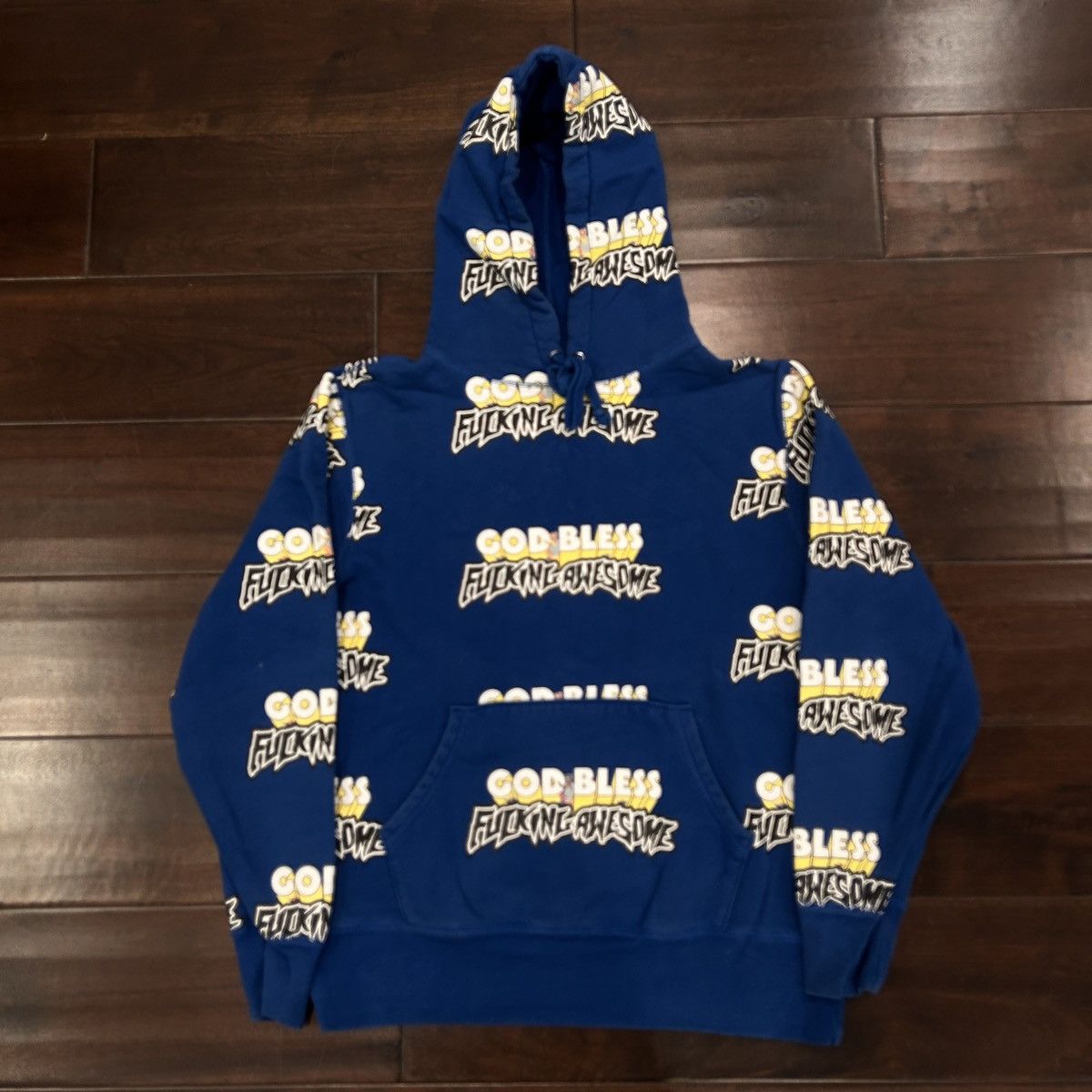 Fucking Awesome × Supreme Fucking Awesome God bless all over print