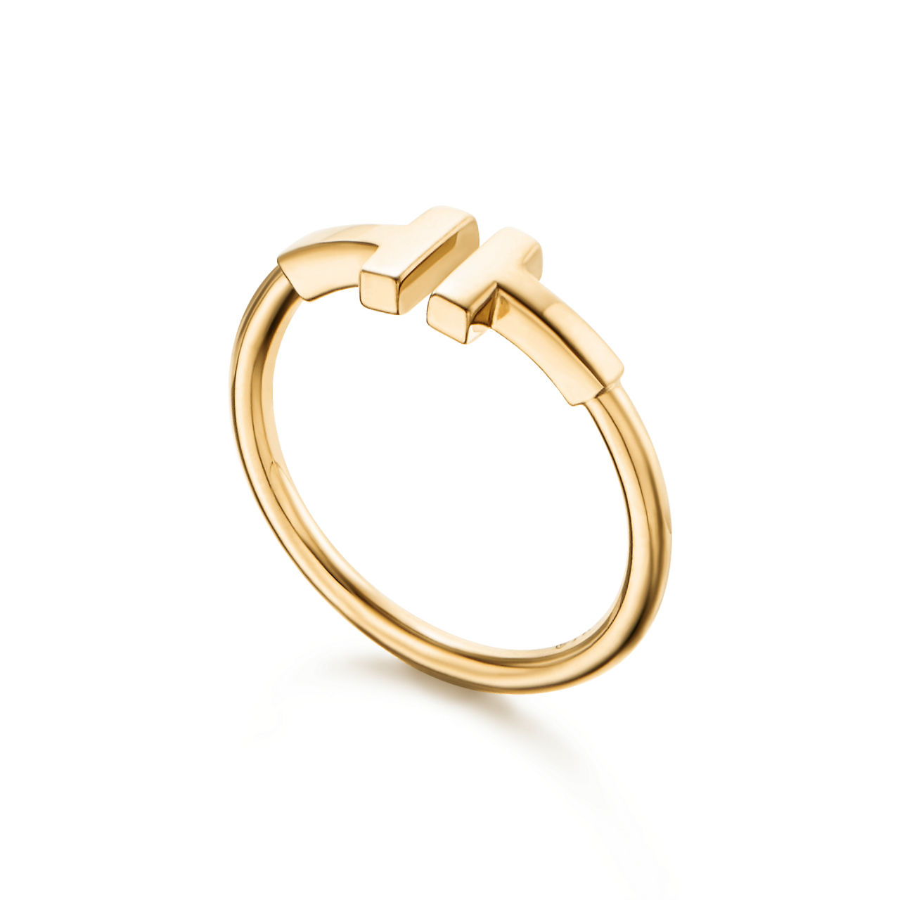 Tiffany T:Wire Ring in Yellow Gold | Tiffany & Co. US