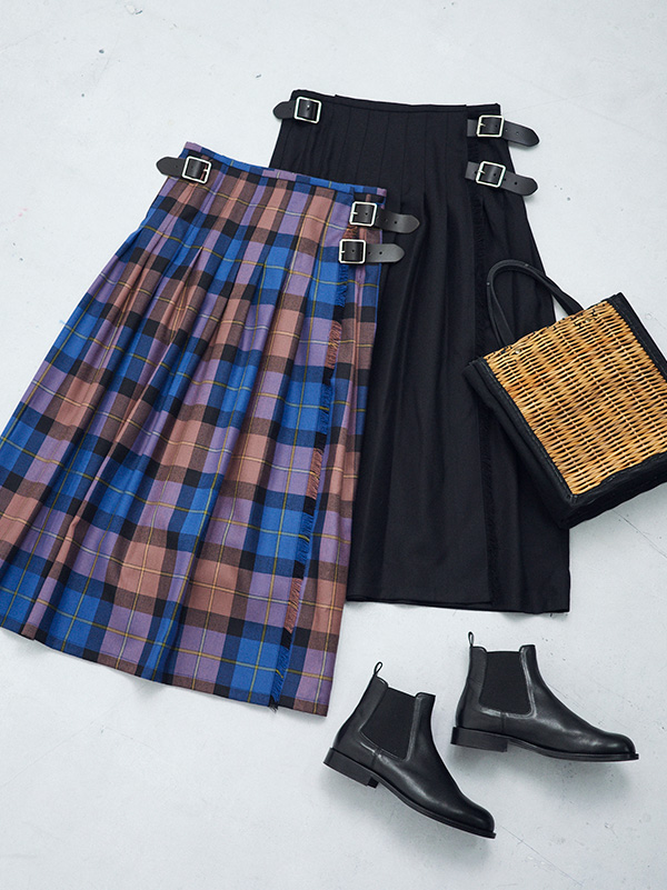 チェックスカートの定番「オニール オブ ダブリン」が 大人カラーでか