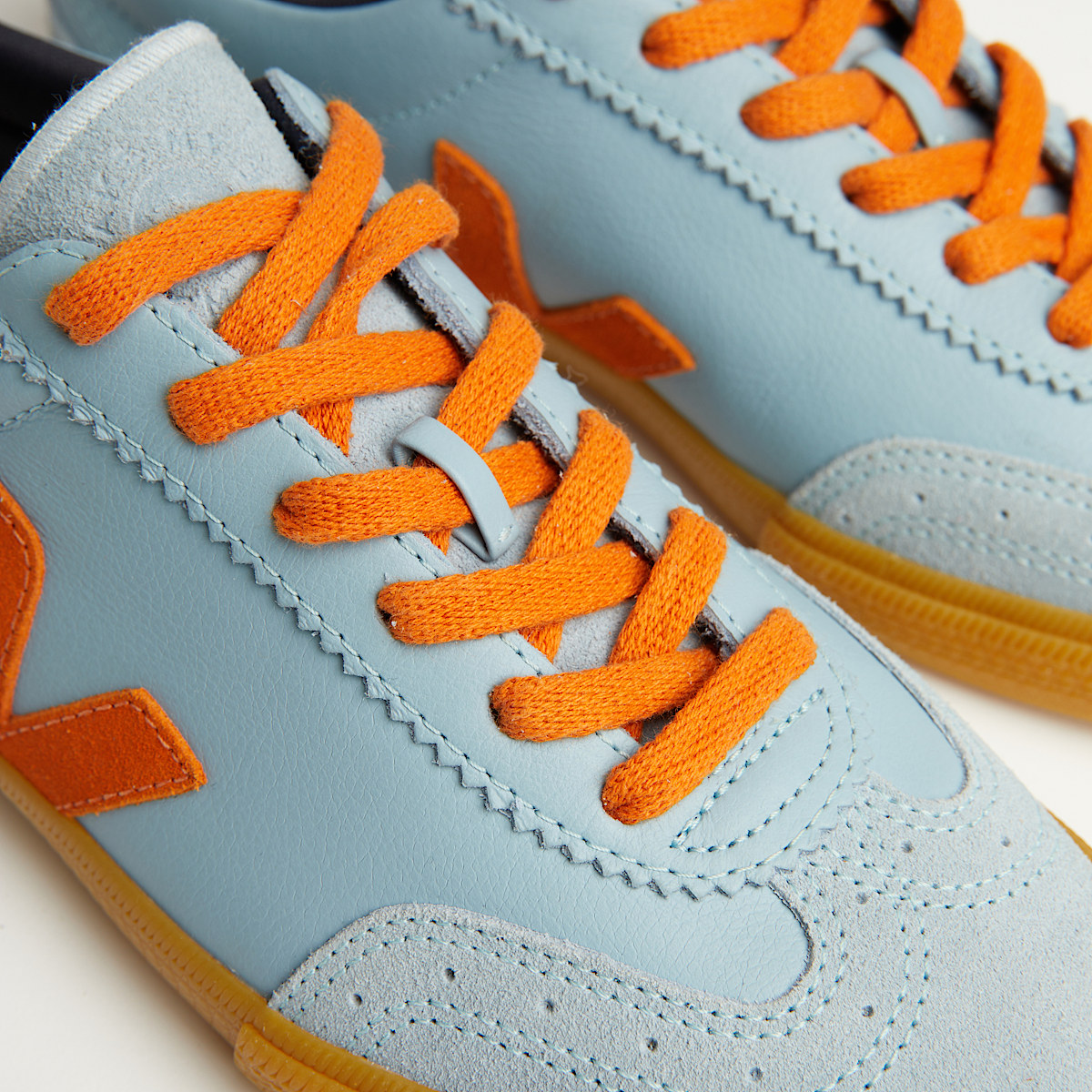VOLLEY LEATHER VEJA X MAKE MY LEMONADE STEEL PUMPKIN | VEJA