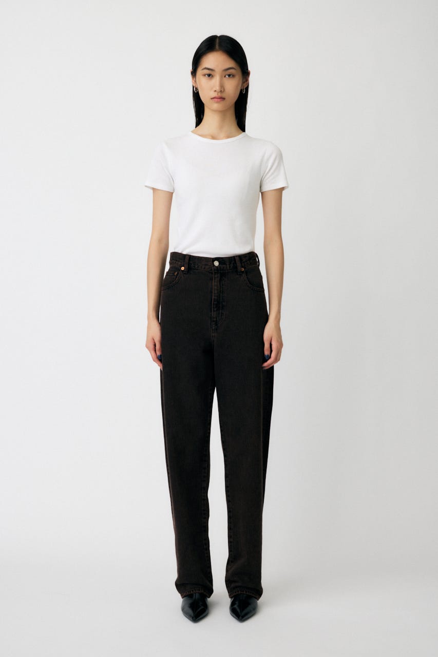 MOUSSY | 【ViVi掲載】MIDRISE LOOSE テーパード (ワイド ) |SHEL'TTER