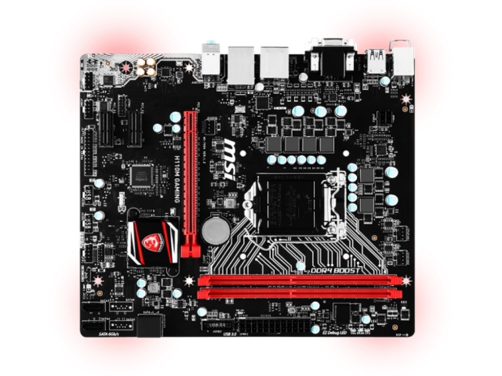 MSI H110M GAMING インテル 100シリーズ LGA1151対応 intel H110チップ