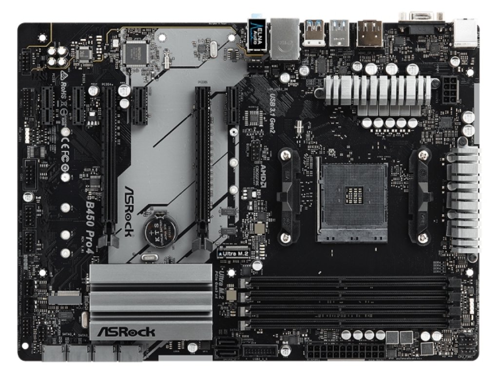 ASRock B450 Pro4 AMD 400シリーズ Socket AM4対応 AMD B450チップ