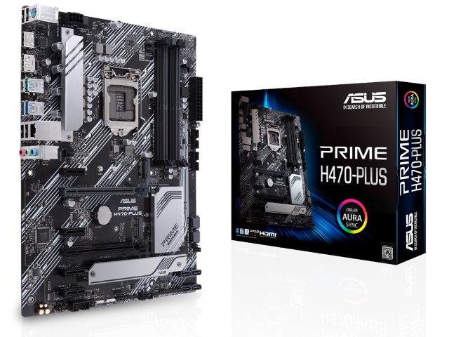 ASUS PRIME H470-PLUS インテル 400シリーズ LGA1200対応 intel H470