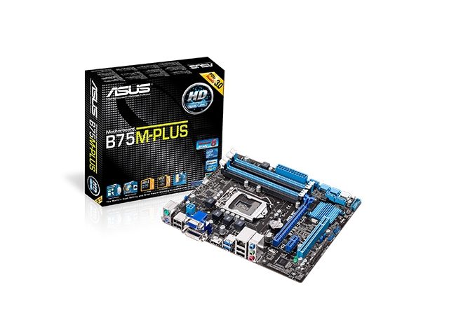 ASUS B75M-PLUS インテル 7シリーズ LGA1155対応 intel B75チップ