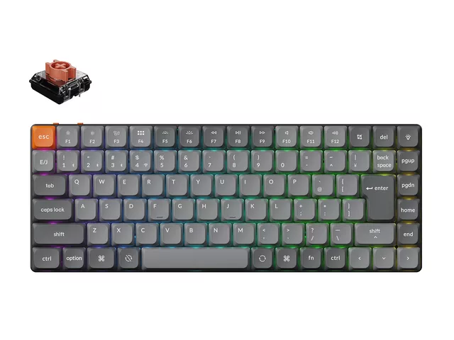 Keychron K7 Max QMK/VIA ワイヤレス カスタム・メカニカルキーボード