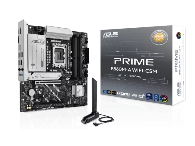 ASUS PRIME B860M-A WIFI-CSM インテル 800シリーズ LGA1851対応 intel