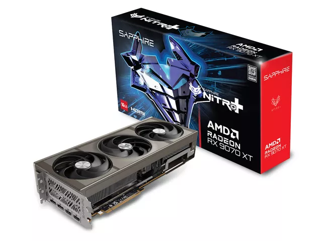SAPPHIRE NITRO+ Radeon RX 9070 XT GAMING OC 16GB NITRO+ RADEON RX