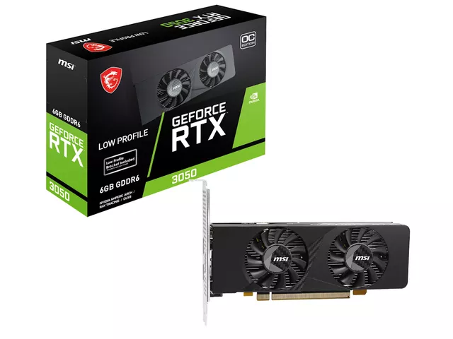 ZOTAC ZOTAC GAMING GeForce RTX 3050 6GB GDDR6 LP GEFORCE RTX 3050