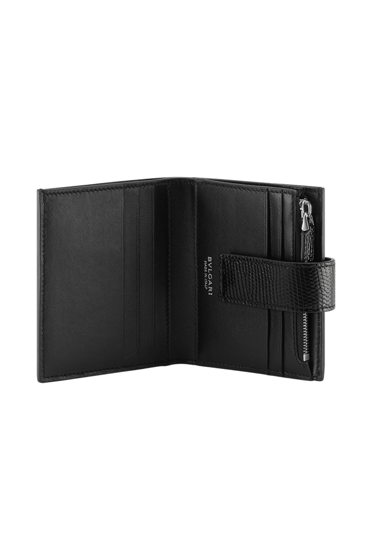 ブラウン リザード ブルガリ・ブルガリ マン ジップウォレット 295059