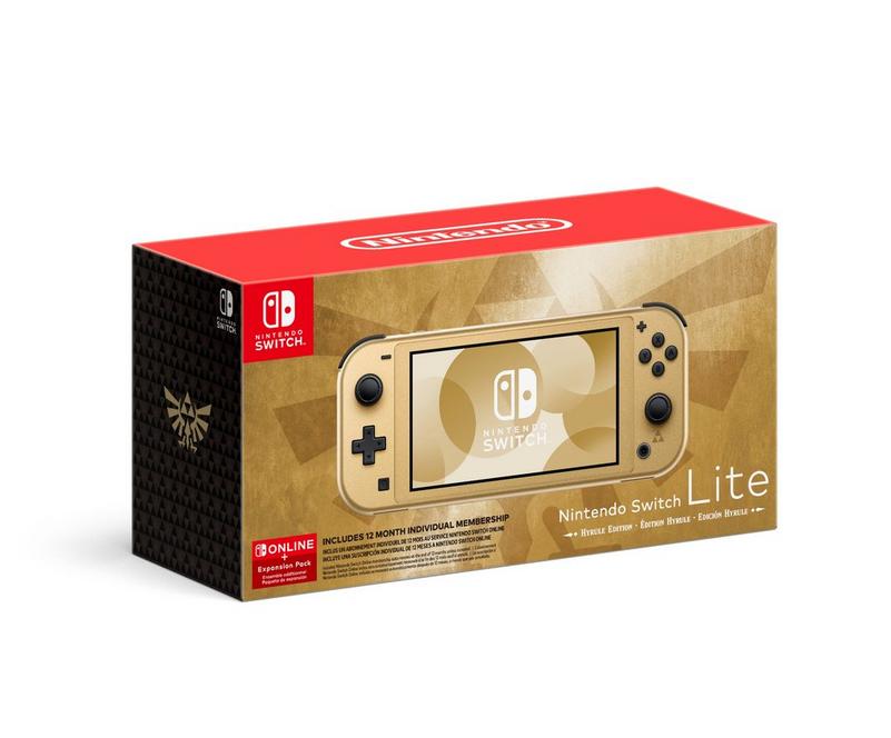 Nintendo Switch Lite: Hyrule Edition with Bonus Nintendo Switch