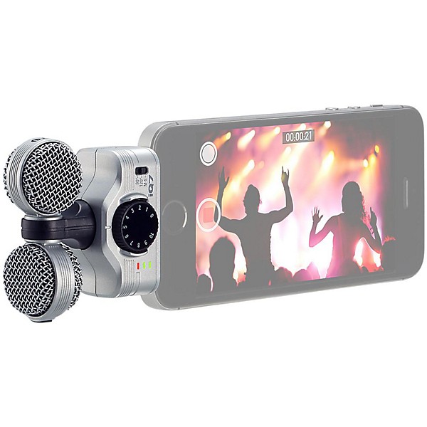 Zoom iQ7 MS Stereo Microphone for iOS | Guitar Center