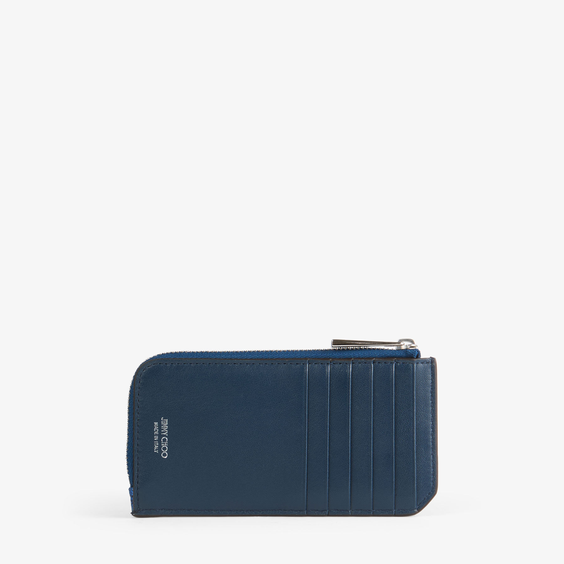 ケイシー -Z | ネイビーグリッターレザー・カードケース | ジミー チュウ