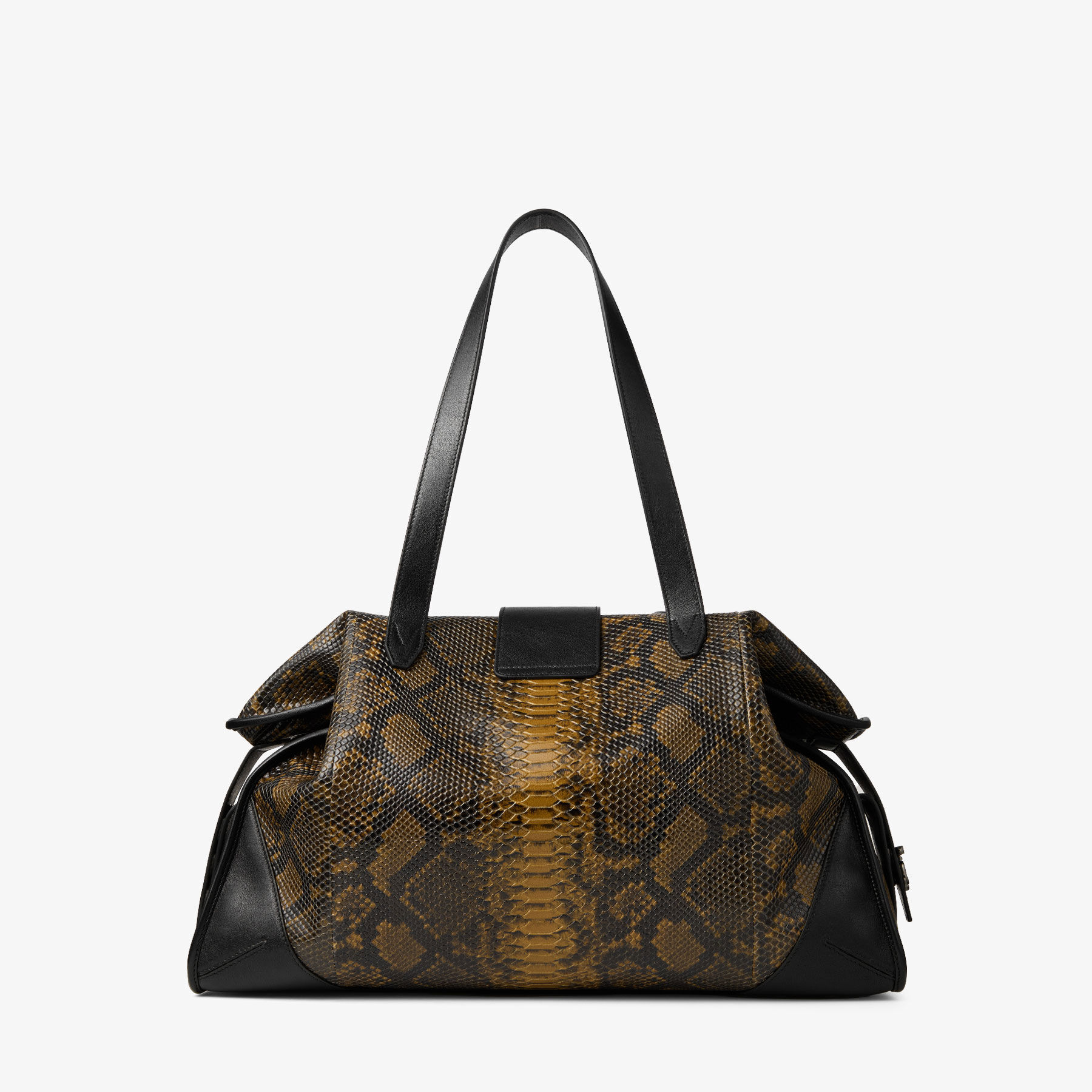 バー ホールドオール ラージ | ラスティック スネークプリントレザー