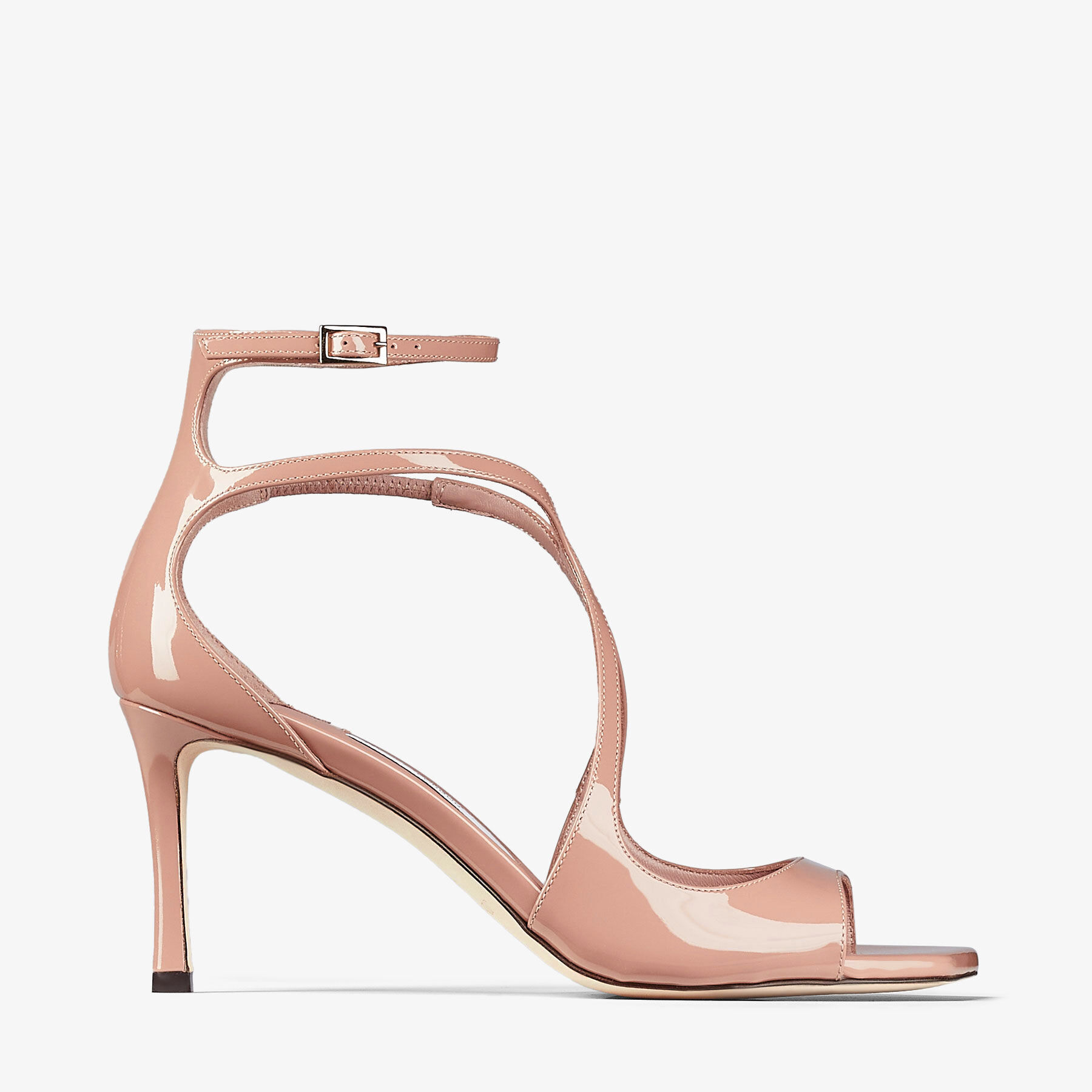 AZIA 75 | Ballet Pink Patent Leather Sandals | Winter 2022